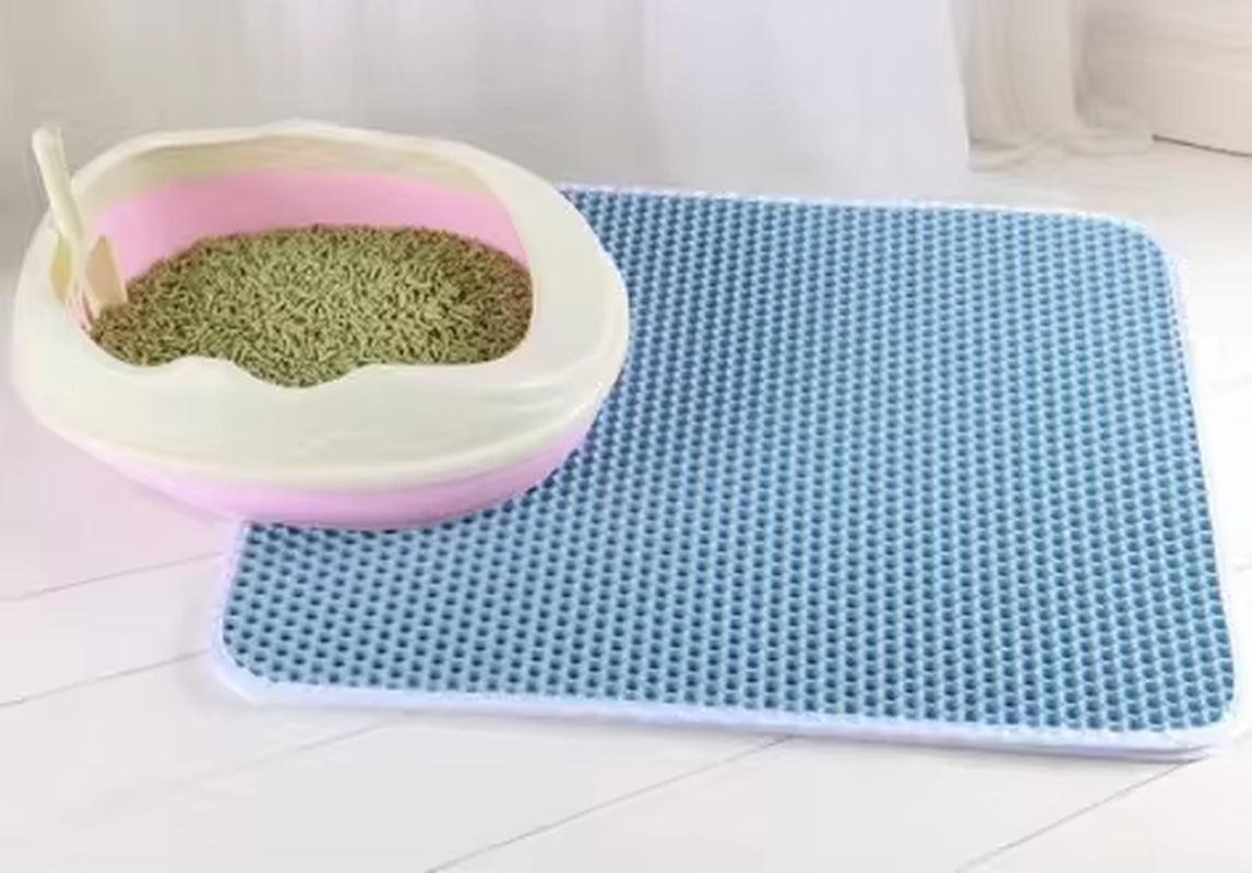 Tapis de Litière pour Chat – Sol Propre & Sans Traces