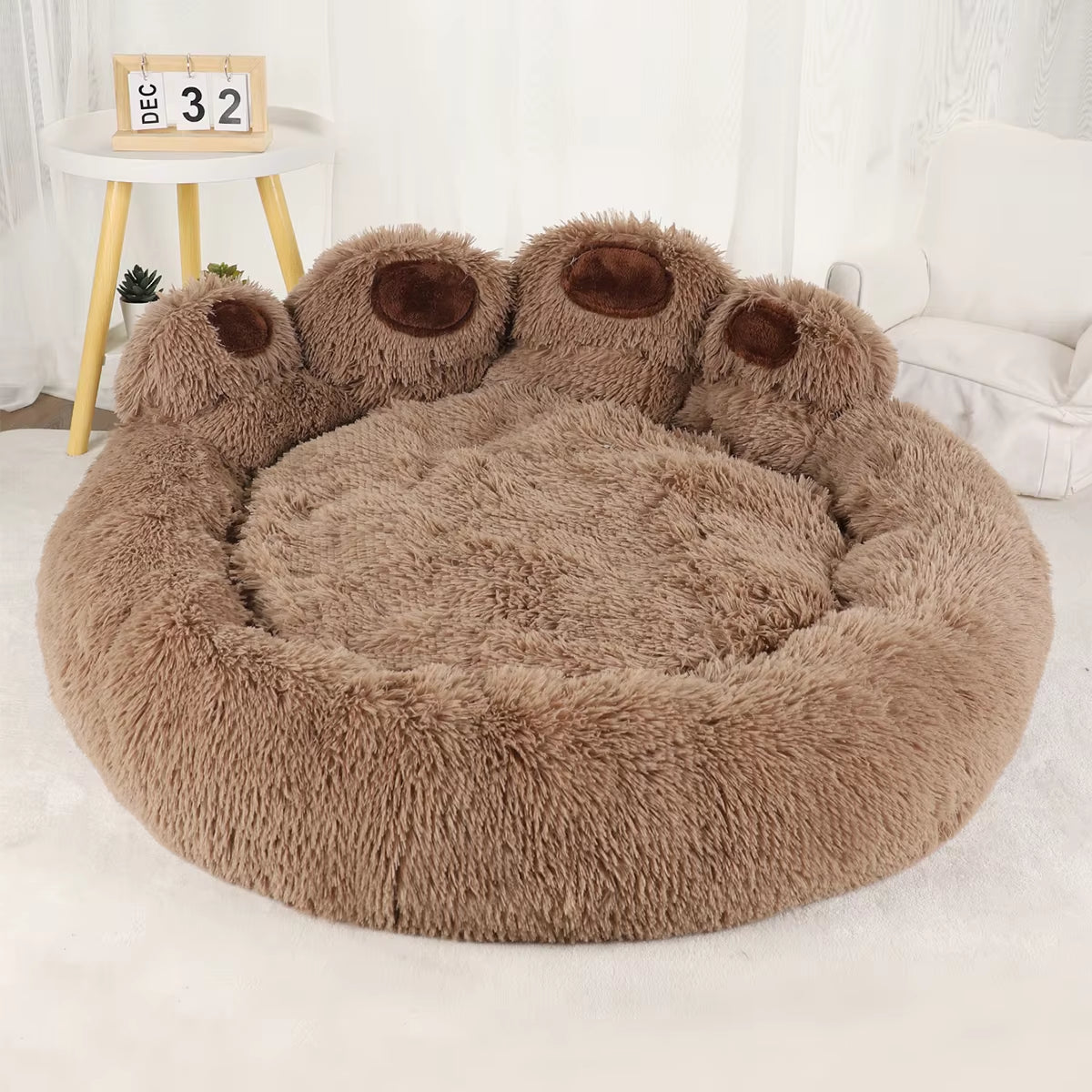 Panier pour Chien Cocooning – Confort & Chaleur Maximale